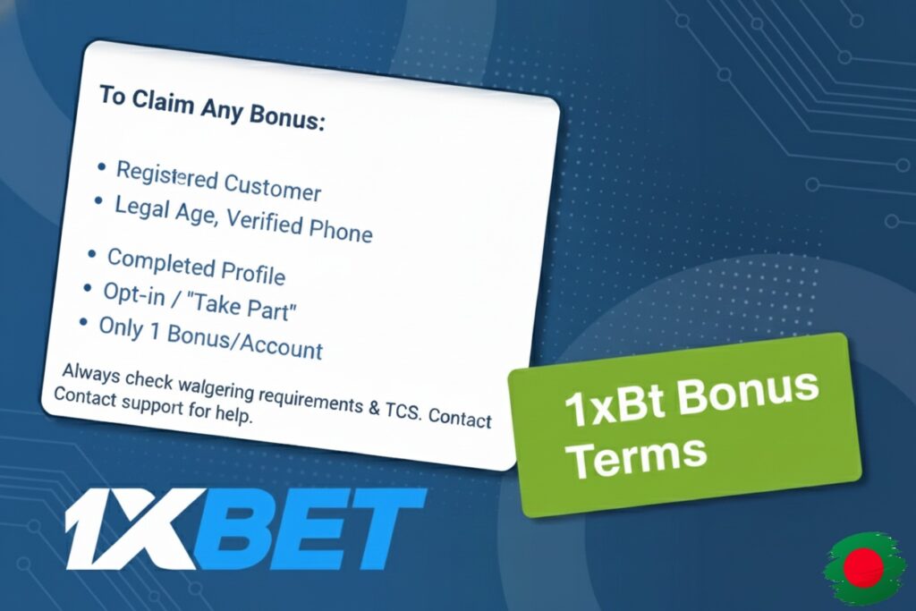 1xBet Bonus Terms and Conditions